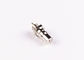 Nickel Plated 50 Ohm SMB Straight Crimp Electronic RF Plug Push Pull Connector