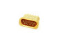 Hermetic Seal 9 Pin Contact Micro-D Rectangular J30JM Series Connector with Gold Plated