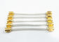 Copper Connector Male RF Cable Assemblies SMA 50 Ohm Gold Plated