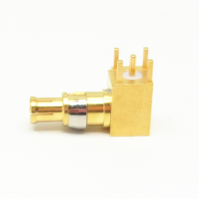 Conector enchufable de la soldadura del RF del conector macho del soporte MCX del panel/PWB