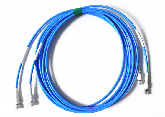 cable niquelado Diameter=0.91mm de las asambleas de cable del RF de la longitud de 3000m m 6GHz Flex402