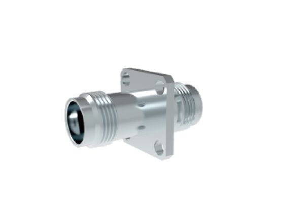 50Ω 11GHz TNC Jack to Jack Adapter Aerospace RF Connectors with Low Insertion Loss Max 0.3dB