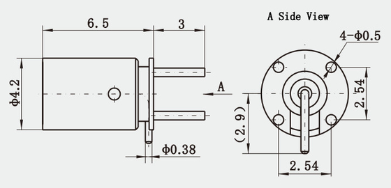 SMP Male PCB Mount Limited Detent RF Connector Engagement Depth 2.79mm