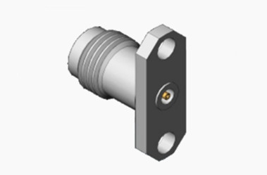 MMW  Series 1.85mm Female RF Connector with Microstrip Hole Depth 2mm