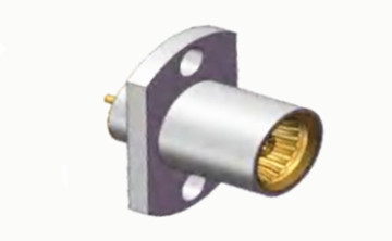 BMA Female Stainless Steel Housing Flange Mount RF Coaxial Connector