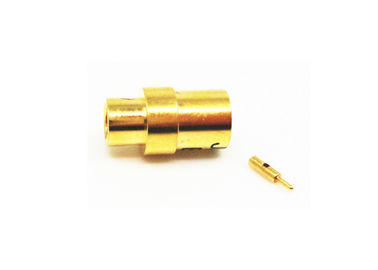 Gold Plated Male SMP RF Connector Micro Coaxial Cable Connector Flex 405