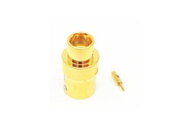 Gold Plated Male SMP RF Connector Micro Coaxial Cable Connector Flex 405