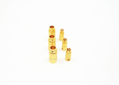 Straight Female SMPM RF Connector Gold Plated Durable for Radar Microwave