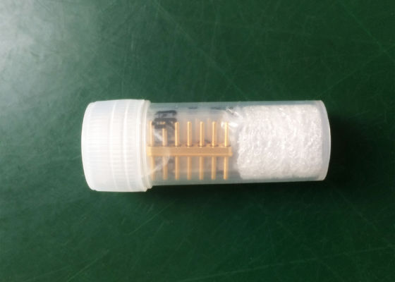 6-pin 1.27um Gold Plated Nail Head Glass To Metal Kovar Headers ELT-JMC6