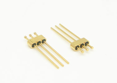 Nail Head Glass To Metal Seal Connectors With Gold Wire Bonding Surface JMC-658-JH