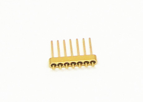 7 Pins DC Hermetic Feedthrough Connectors Nail Head Multi Pin Header