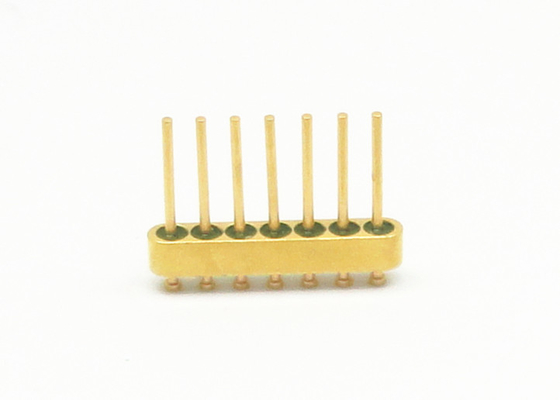 7 Pins DC Hermetic Feedthrough Connectors Nail Head Multi Pin Header