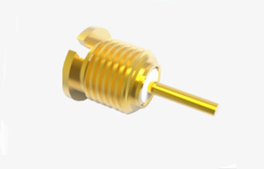 MCX Conector de RF de montaje de mamparo femenino recubierto de oro con microescucha larga