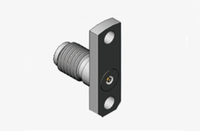 Conector de RF de acero inoxidable femenino de la serie MSSM de onda milimétrica con microstrip