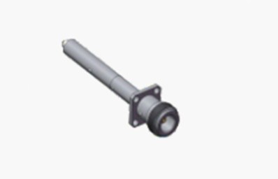 N Conector coaxial RF de brida de 4 agujeros femenino con microescucha larga