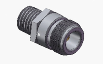N Conector coaxial RF de mamparo femenino de alto rendimiento para la comunicación
