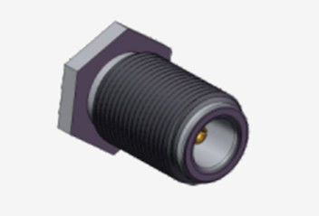 N Conector coaxial de mampara de radio con microstripe