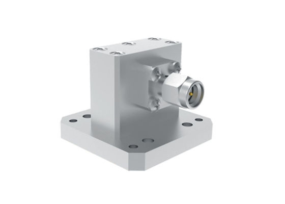 6GHz~18GHz WRD650 a SMA Hombre Guía de onda de ángulo derecho a adaptador de coaxil SMA/WRD650-JF