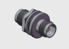 50 Ohm TNC Jack a TNC Jack, TNC Hembra a Hembra Pared de tornillo adaptador de boca óptimo rango de frecuencia de trabajo DC-11GHz