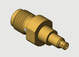 Adaptadores femeninos de SMA recta femenina a mini SMP (SMPM, SSMP) hasta 18 GHz