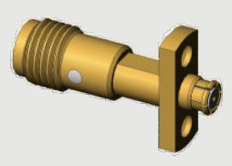 Adaptadores SMA Hembra/Jack a SMP Hembra/Jack con Montaje de Brida de 2 Orificios, hasta 18 GHz