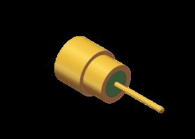 PWB masculino plateado oro herméticamente sellado 60GHz del conector SMPS RF 50Ω para soldar del PWB