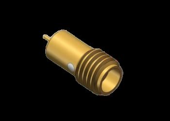 Herméticamente sellado 50Ω Pared de aleación de cobre Femenino Mini SMA Jack SSMA Conector RF para entornos hostiles