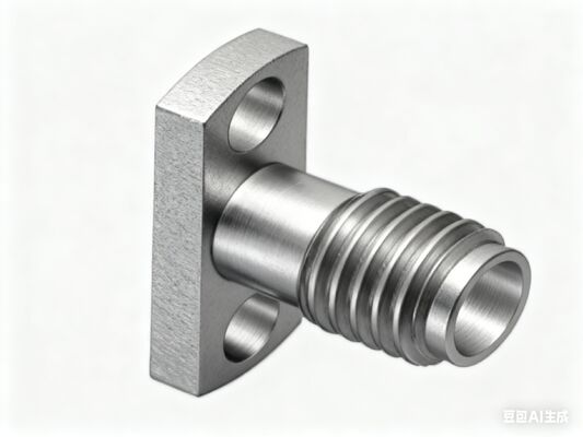 SSMA de acero inoxidable montado con brida femenina Rango de frecuencia de 0.3MHz a 18GHz Usando componente de microondas