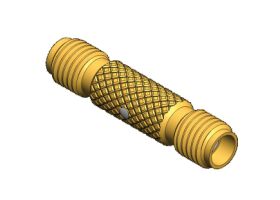 Adaptadores coaxiales RF Mini SMA Jack a Mini SMA Jack que se utilizan para comunicación inalámbrica