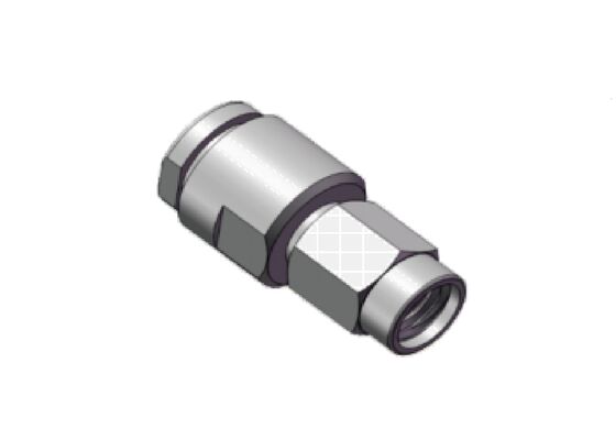 Conector de cable mini SMA de acero inoxidable para la transmisión de señales de RF en sistemas de navegación