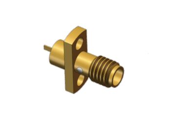 Conectores de brida SSMA hembra mini jack con chapado en oro y microcinta plana para micro-estación base 5G