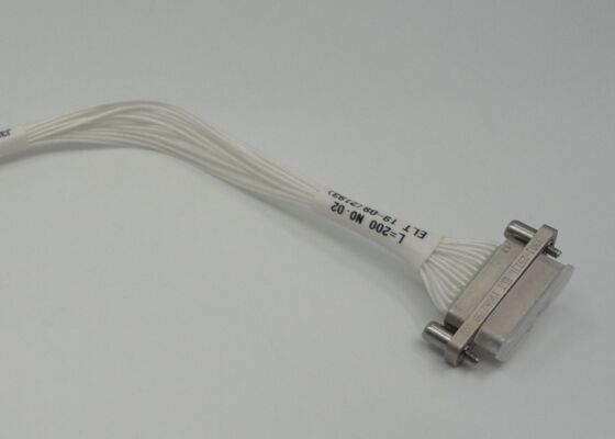 Conector de la serie J30J de 25 contactos enchufe masculino con diferente longitud de cable para dispositivo de comunicación