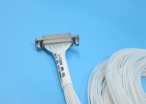 Conector de la serie J30J Rectangular de 37 contactos Plug masculino con longitud de alambre de 1500 mm para la transmisión de señal