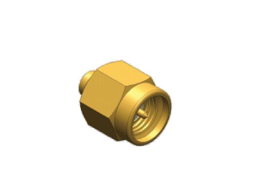 Conector SMA RF de 18 GHz con enchufe masculino para RG405, .086, 2#Cable semi-rígido/flexible resistente a las salinas