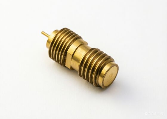 Conector RF SSMA Sellado Herméticamente Jack Hembra Montaje en Mamparo Transmisión de Señal Estable de 18 GHz para Radar