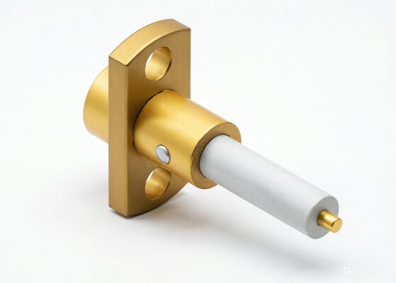50 ohm SMP Plug masculino recto con 2 agujeros montado en la brida SMP RF conector hasta 18 GHz Push-On diseño