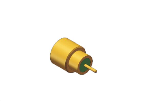 Conector de RF de aleación de oro de Kovar Mini SMP SMPM Full Detent Hombre 40GHz 50 Ohm con sinterización de vidrio para soldadura de PCB