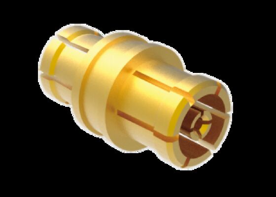 50Ω 40GHz SMPM Jack a los conectores aeroespaciales del RF del adaptador de Jack con pérdida de inserción baja