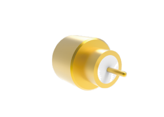 Conector SMPM sellado herméticamente de 50 Ω y 40 GHz con retención completa para soldadura de PCB con conector de RF aeroespacial de 2,18 mm con diámetro exterior de clavija y baja pérdida de inserción