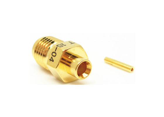 DC - conector femenino del tabique hermético recto SMA RF de la gama de frecuencia 18GHz