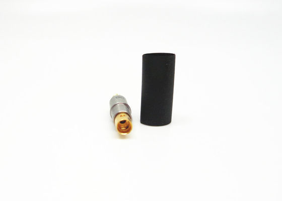 Mini conector recto de SMPM RF con el zócalo de la hembra de la tubería del encogimiento del calor