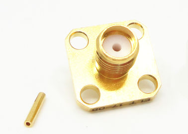 Conectores de cable coaxial RF Accesorio de soldadura Conector hembra SMA Jack de 50 ohmios