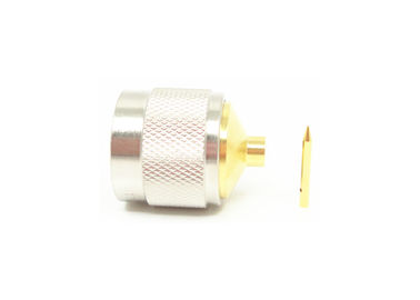 DC - tipo recto soporte del varón N de la gama de frecuencia 11GHz del panel de conector