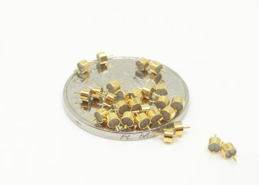 Conectores de sello de vidrio plateado de oro a metal con pin único de 50 ohms RF feedthroughs JM2516N