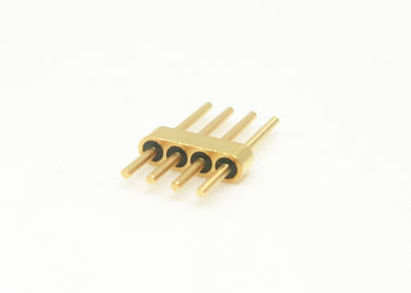 Conectores herméticos de 4 pines de vidrio a sello metálico con espaciado de 1,27 mm