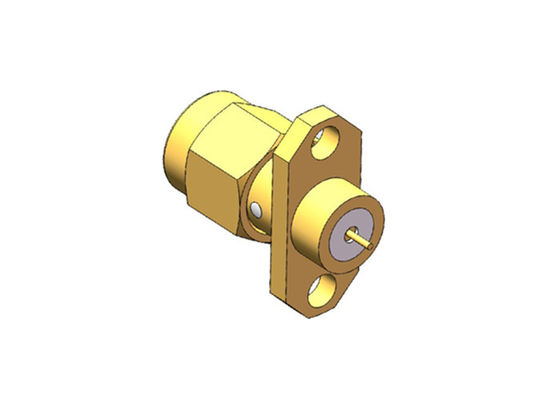 Conector coaxial del soporte SMA RF del reborde de la microonda 18GHz