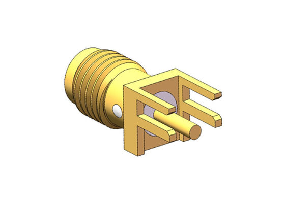 DC al conector Jack Solder femenino del soporte SMA RF del PWB 18GHz