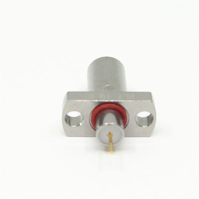 Enchufe recto del conector coaxial SBMA del RF del soporte del reborde derecho