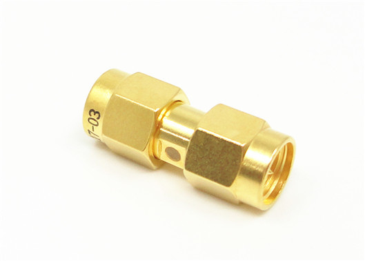 50Ω de latón Plata de oro SMA Adaptador RF Berilo Contactos de bronce