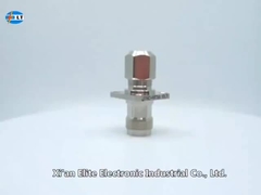 Conector coaxial RF de brida de 4 agujeros para cable SFF-50-1.5-1/SYV-50-2-1